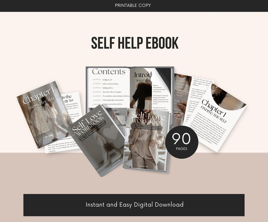 Self-Help eBook PLR MRR | Ebooks | Personal Development | Commercial Use of the Pack | MRR | PLR | Master Resale Rights.