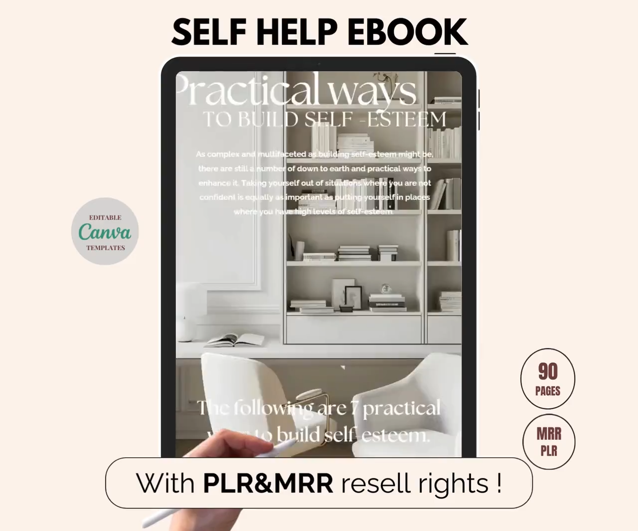 Self-Help eBook PLR MRR | Ebooks | Personal Development | Commercial Use of the Pack | MRR | PLR | Master Resale Rights.