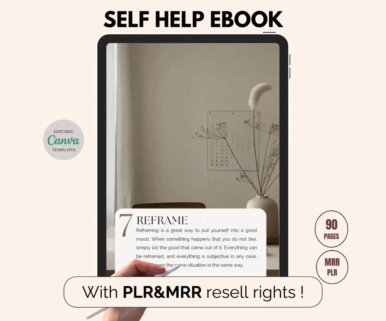 Self-Help eBook PLR MRR | Ebooks | Personal Development | Commercial Use of the Pack | MRR | PLR | Master Resale Rights.